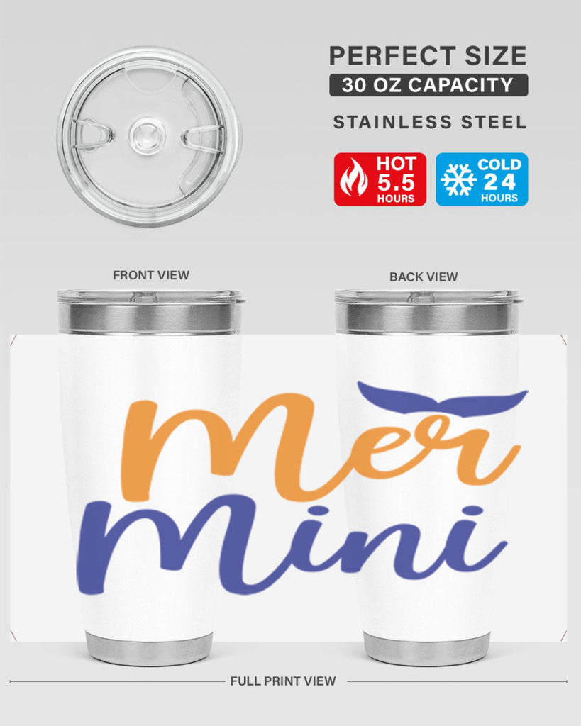 Mer Mini 337#- mermaid- Tumbler