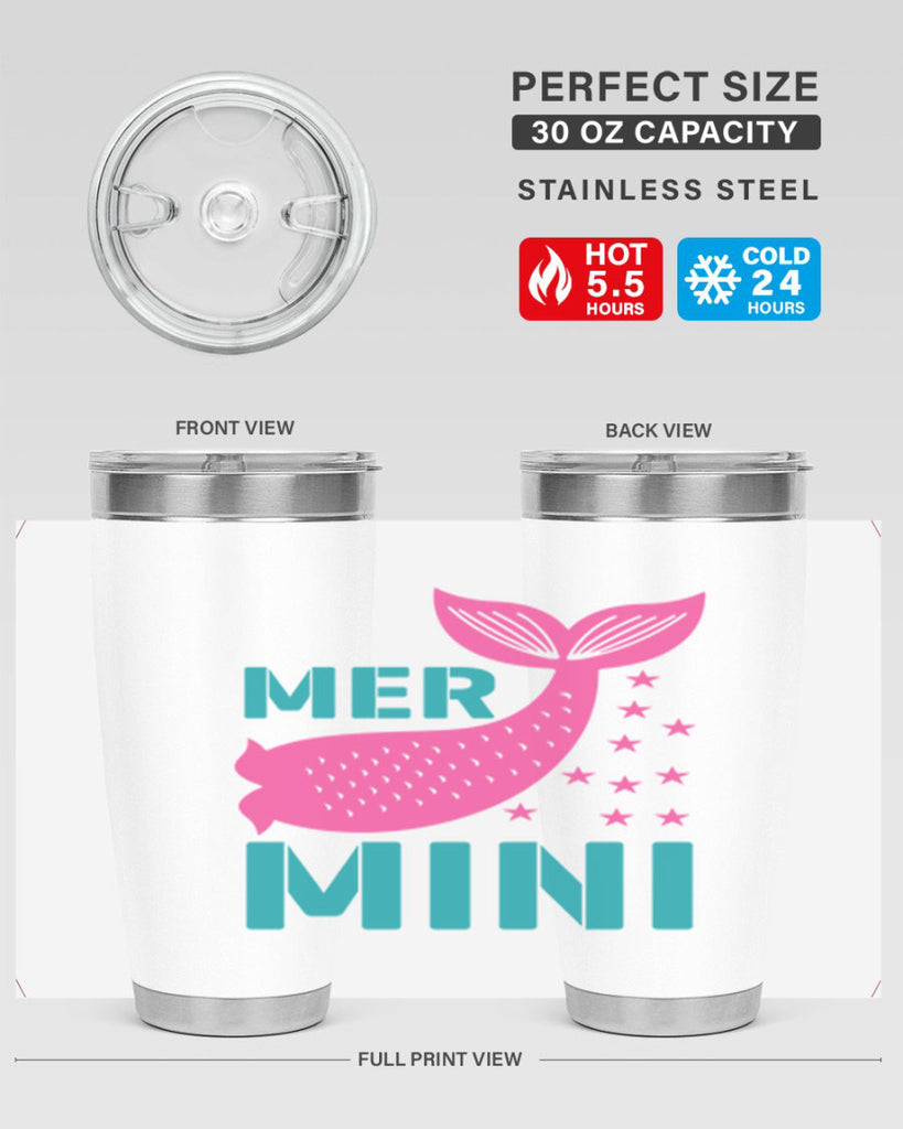 Mer Mini 341#- mermaid- Tumbler