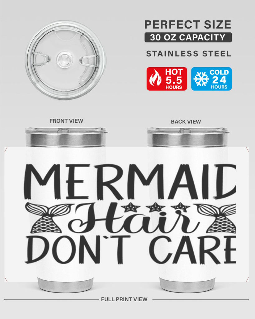 Mermaid Hair Dont Care 405#- mermaid- Tumbler