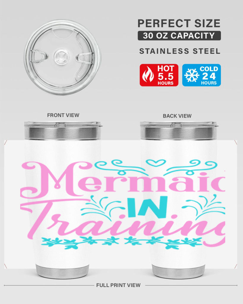 Mermaid In Training 366#- mermaid- Tumbler