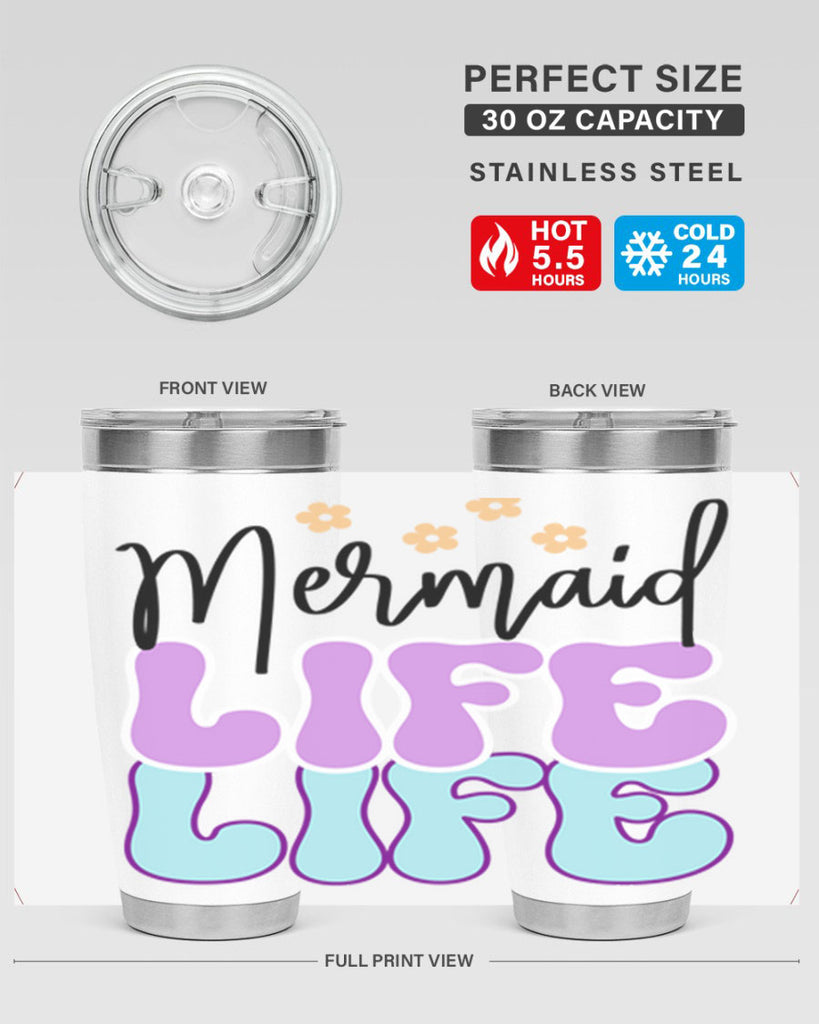 Mermaid Life 430#- mermaid- Tumbler