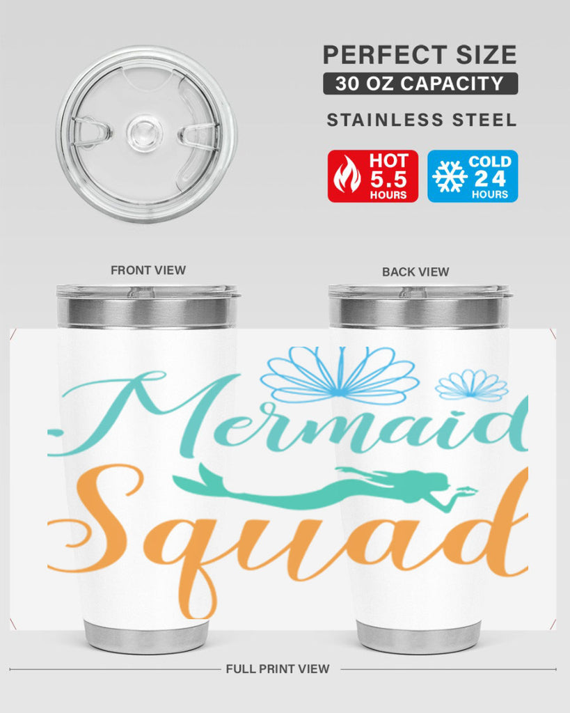 Mermaid Squad Design 449#- mermaid- Tumbler