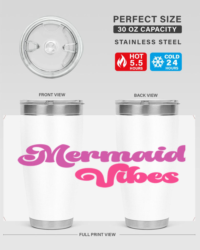 Mermaid Vibes 388#- mermaid- Tumbler