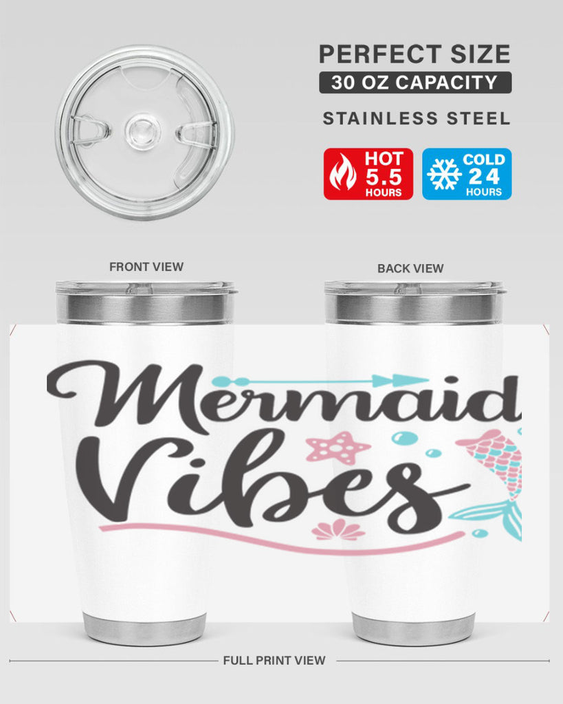 Mermaid Vibes 389#- mermaid- Tumbler