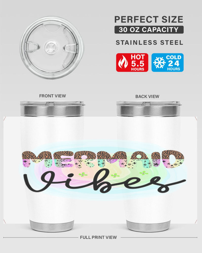 Mermaid Vibes 453#- mermaid- Tumbler