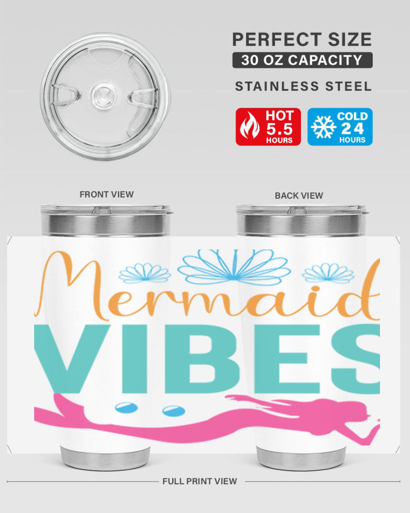 Mermaid Vibes Design 465#- mermaid- Tumbler