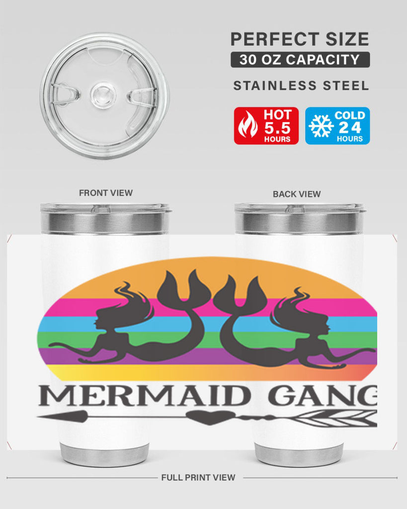 Mermaid gang 402#- mermaid- Tumbler