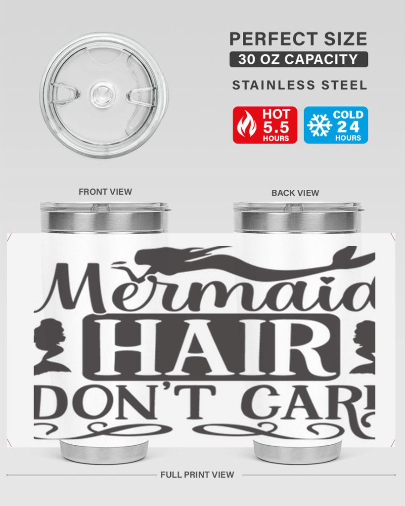 Mermaid hair dont care 409#- mermaid- Tumbler