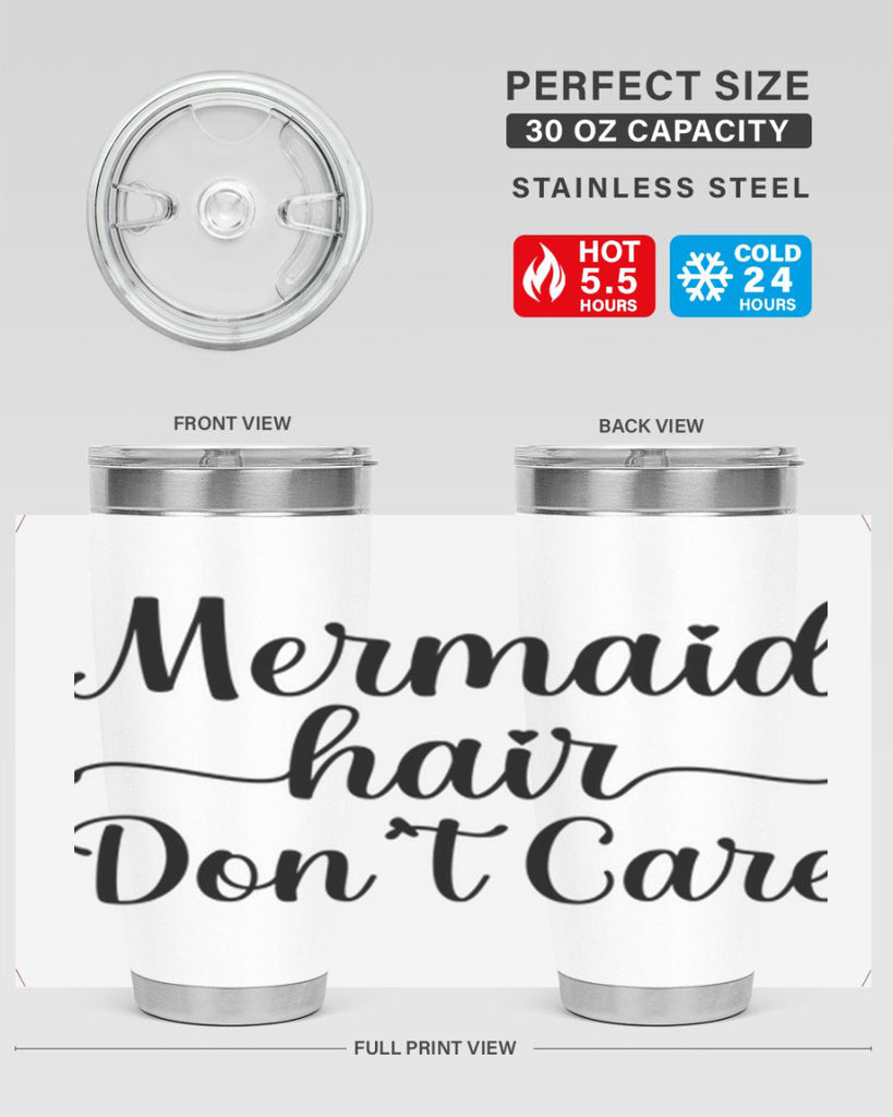 Mermaid hair dont care 412#- mermaid- Tumbler