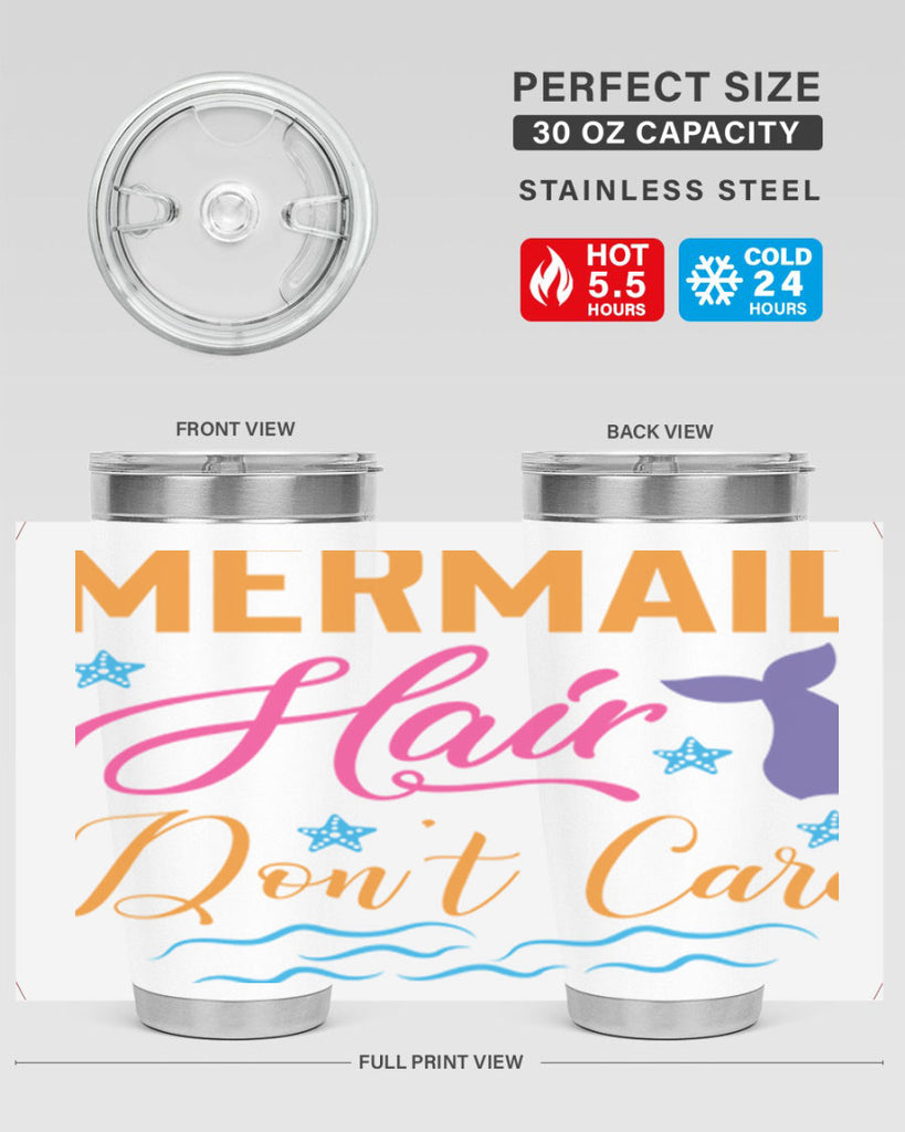 Mermaid hair dont care 414#- mermaid- Tumbler