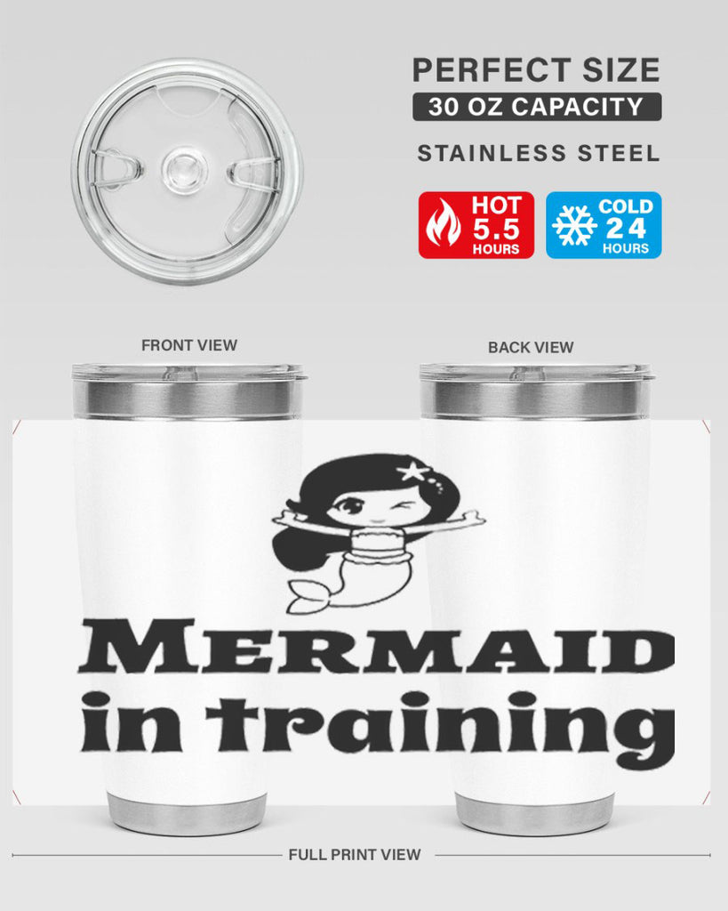 Mermaid in training 422#- mermaid- Tumbler