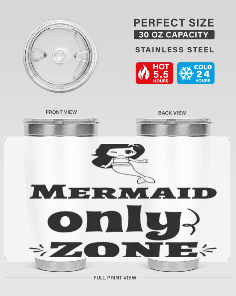 Mermaid only zone 439#- mermaid- Tumbler