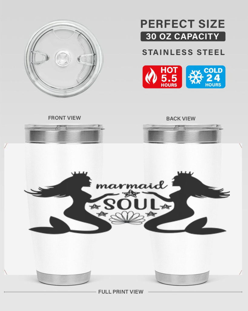 Mermaid soul design 443#- mermaid- Tumbler