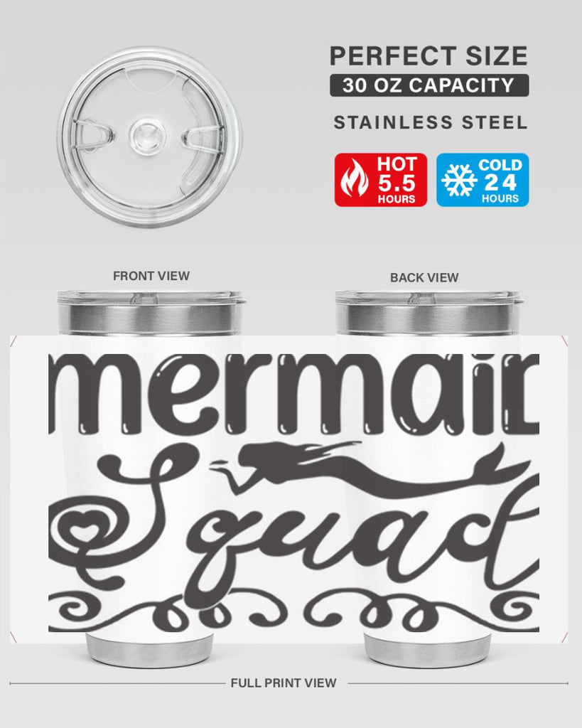 Mermaid squad 446#- mermaid- Tumbler