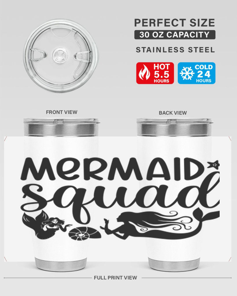 Mermaid squad 447#- mermaid- Tumbler