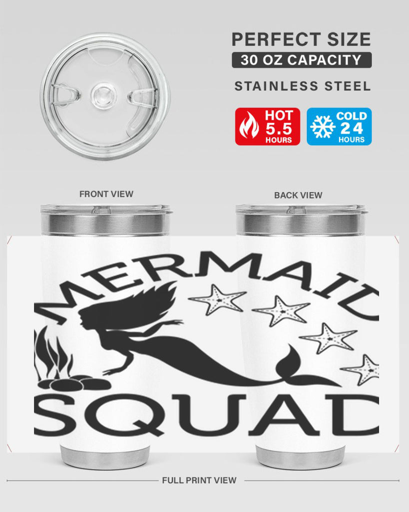 Mermaid squad 448#- mermaid- Tumbler