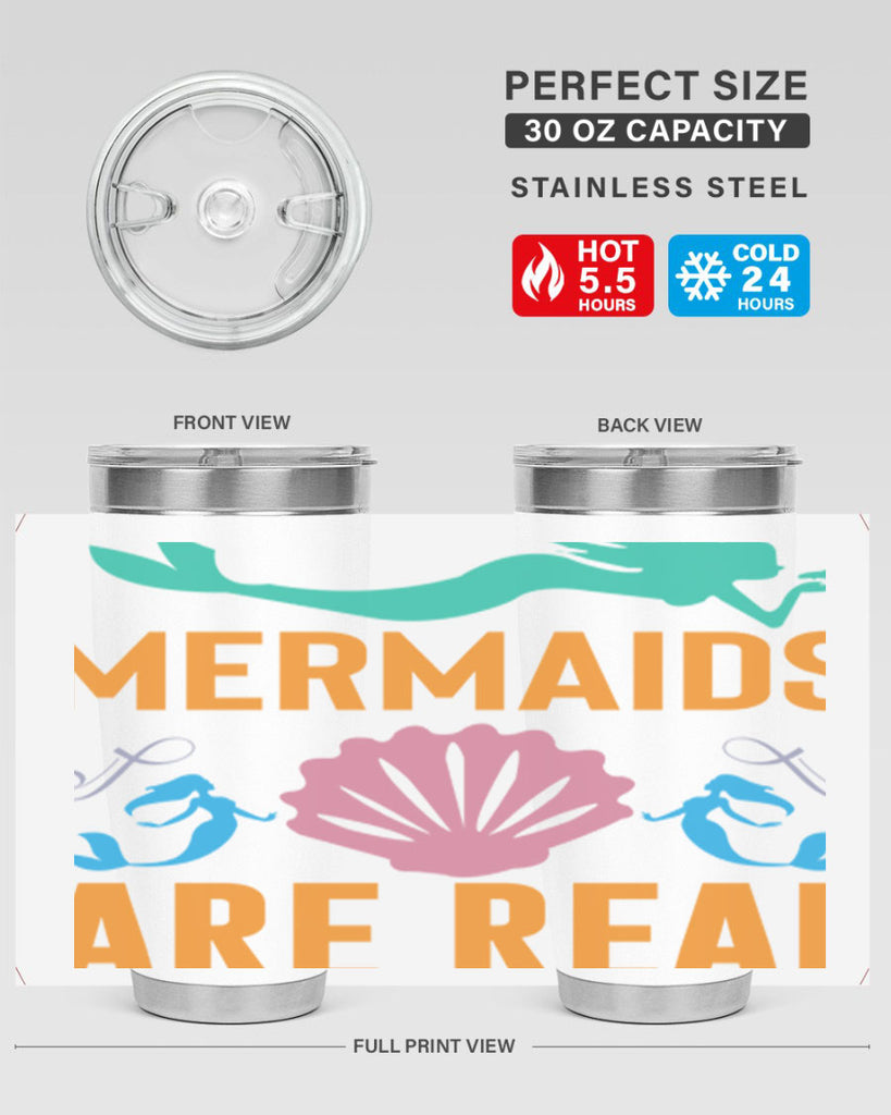 Mermaids Are Real Design 478#- mermaid- Tumbler