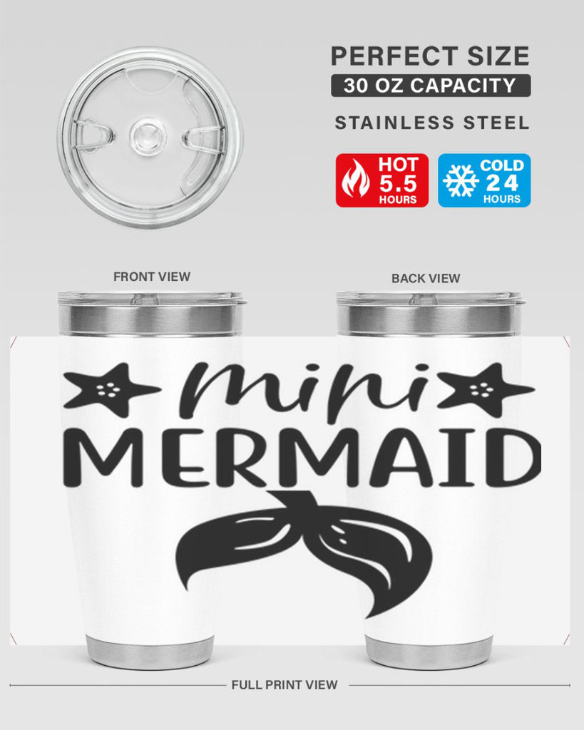 Mini mermaid 511#- mermaid- Tumbler