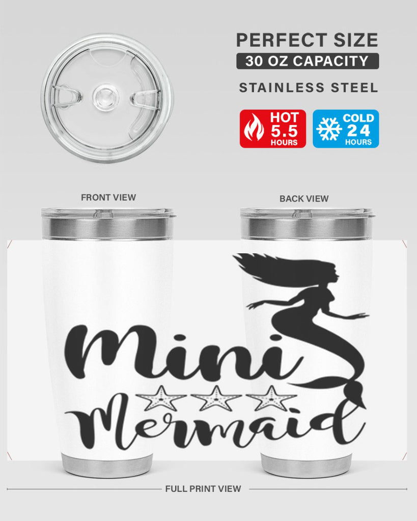 Mini mermaid 512#- mermaid- Tumbler