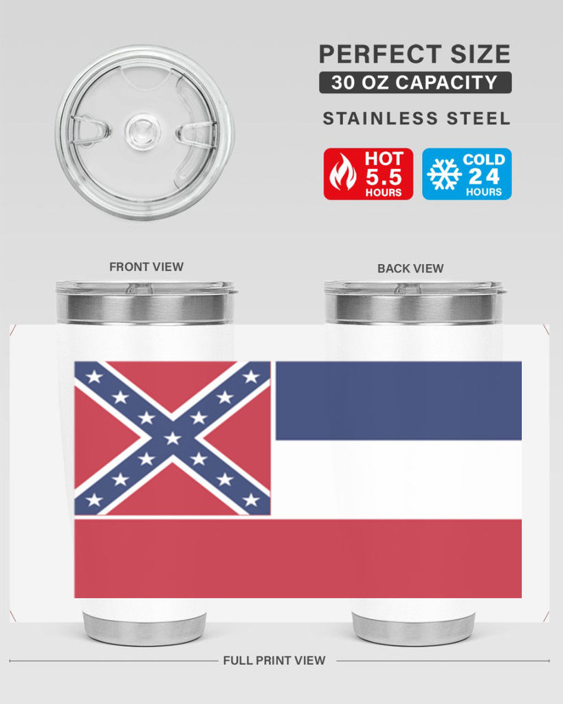 Mississippi 28#- Us Flags- Tumbler