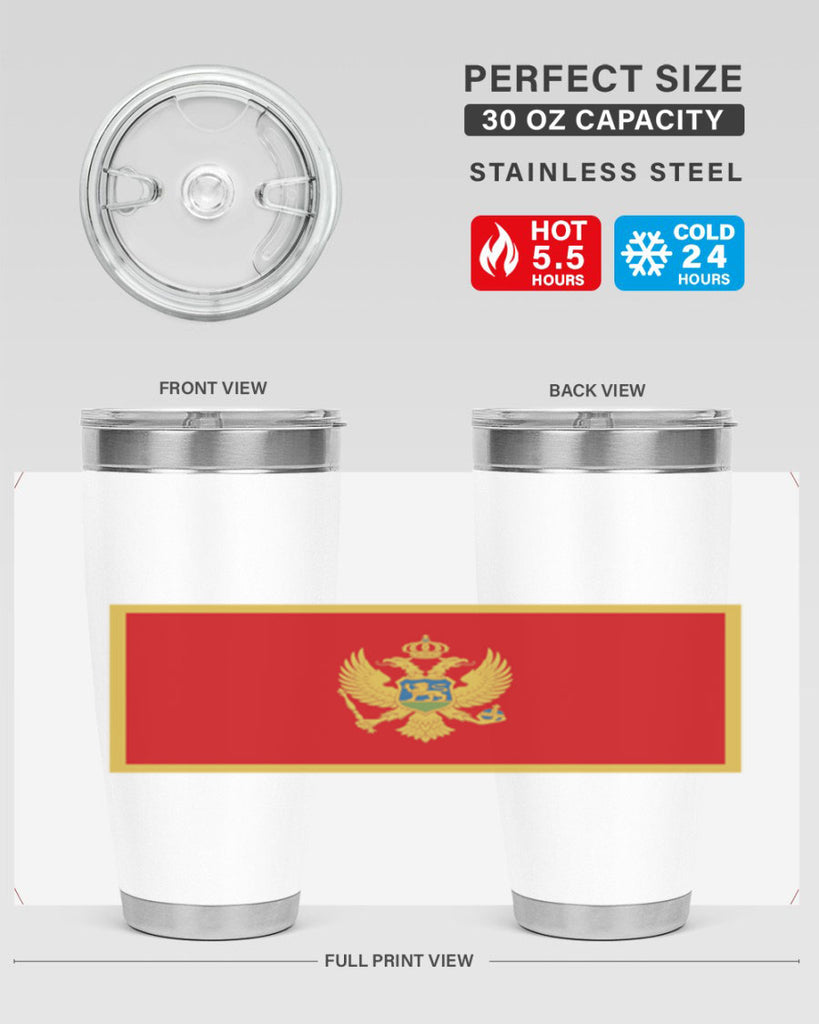 Montenegro 82#- world flags- Tumbler