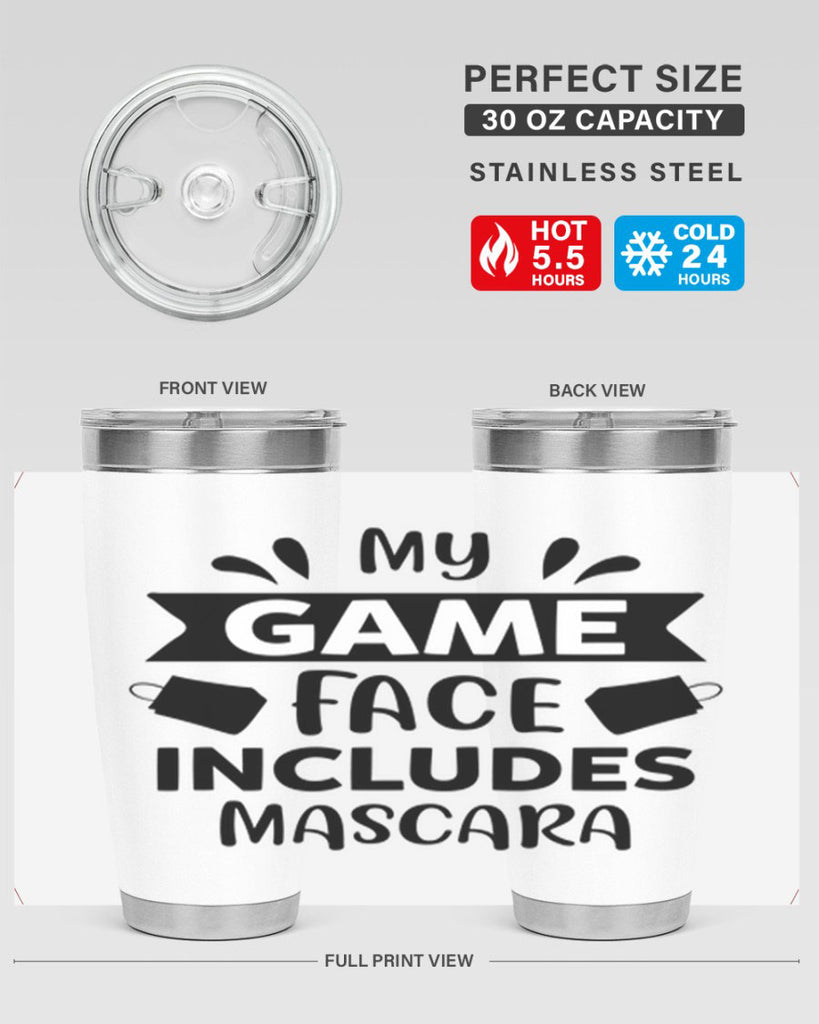 My Game Face Includes Mascara 126#- fashion- Cotton Tank