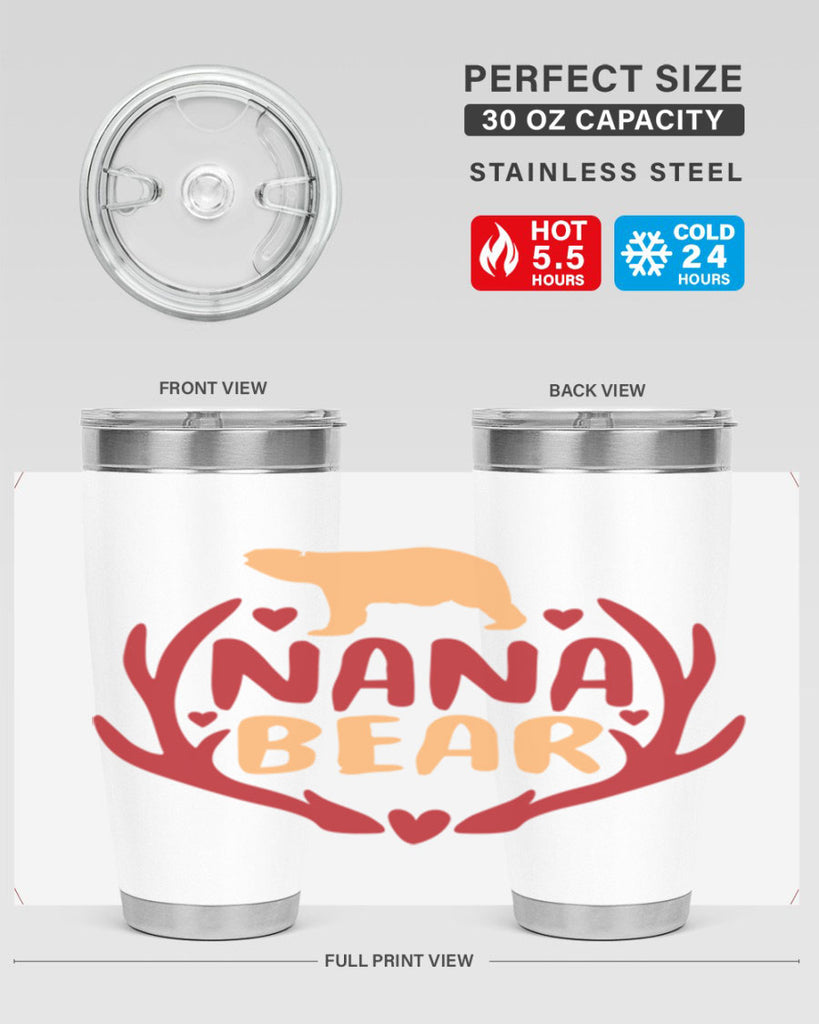 Nana bear 12#- grandma - nana- Tumbler