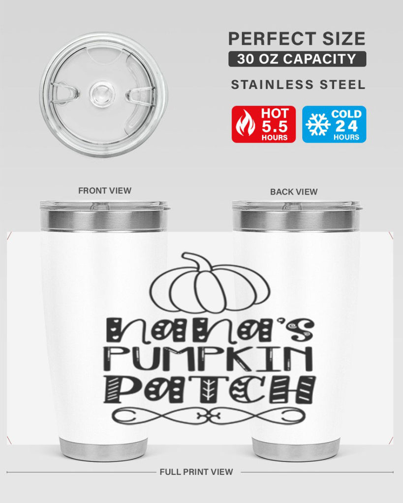 Nana s Pumpkin Patch 439#- fall- Tumbler
