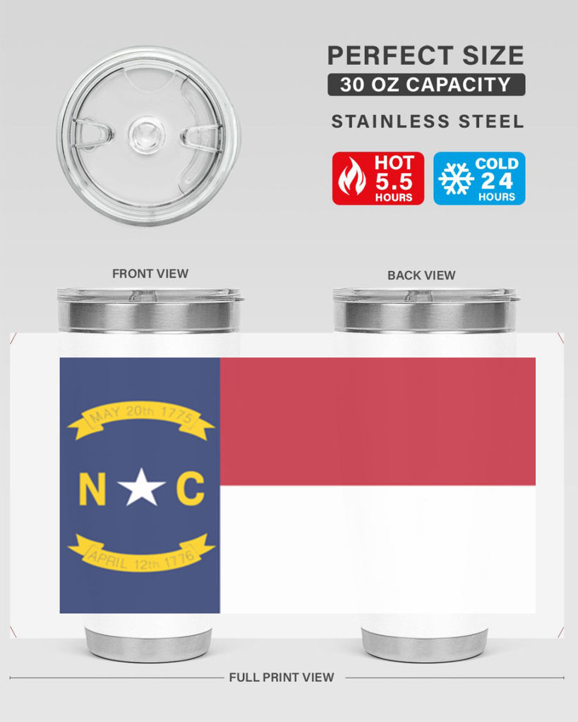 North Carolina 19#- Us Flags- Tumbler