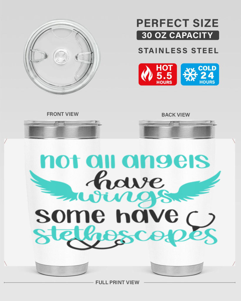 Not All Angels Have Style Style 127#- nurse- tumbler
