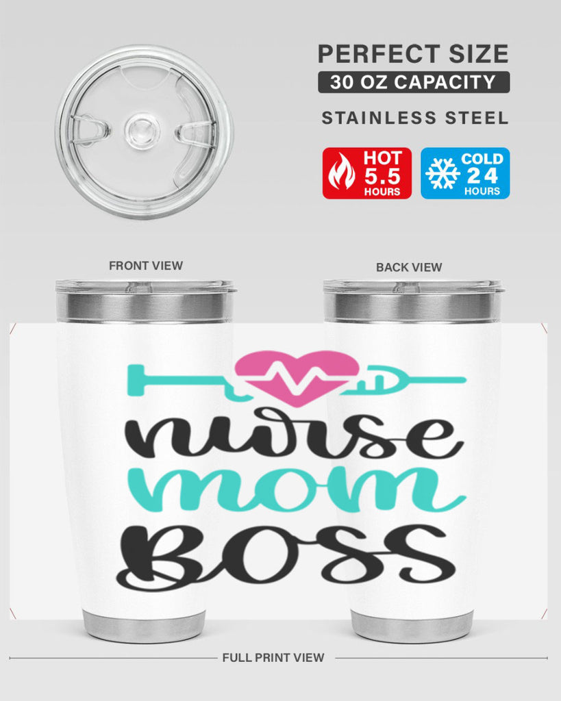 Nurse Mom Boss Style Style 101#- nurse- tumbler
