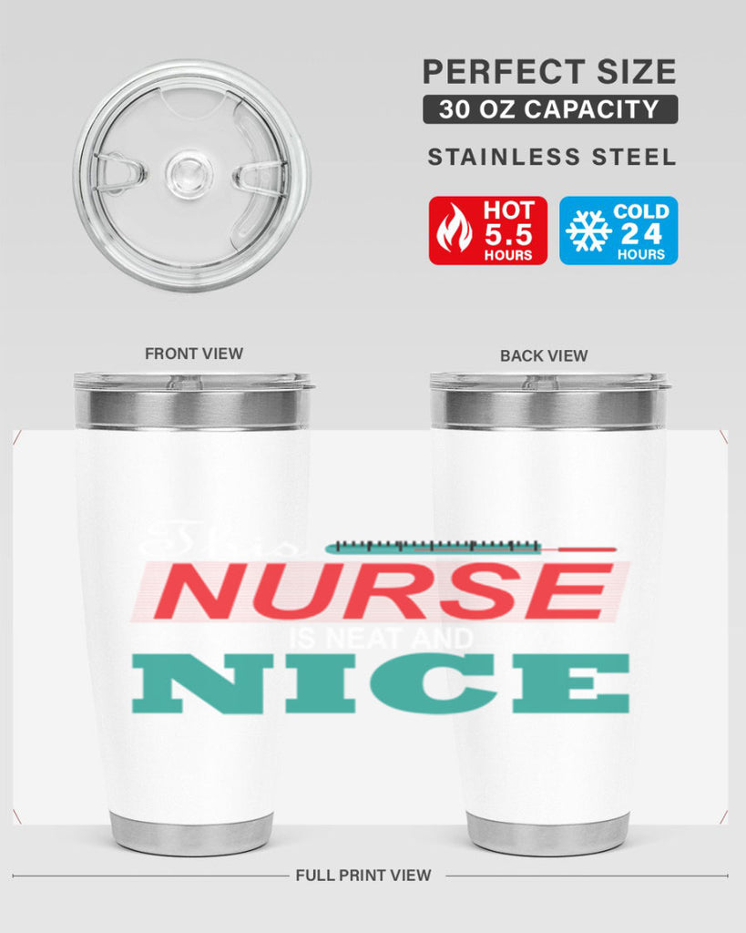 Nurse NiceTransperntPNG Style 403#- nurse- tumbler