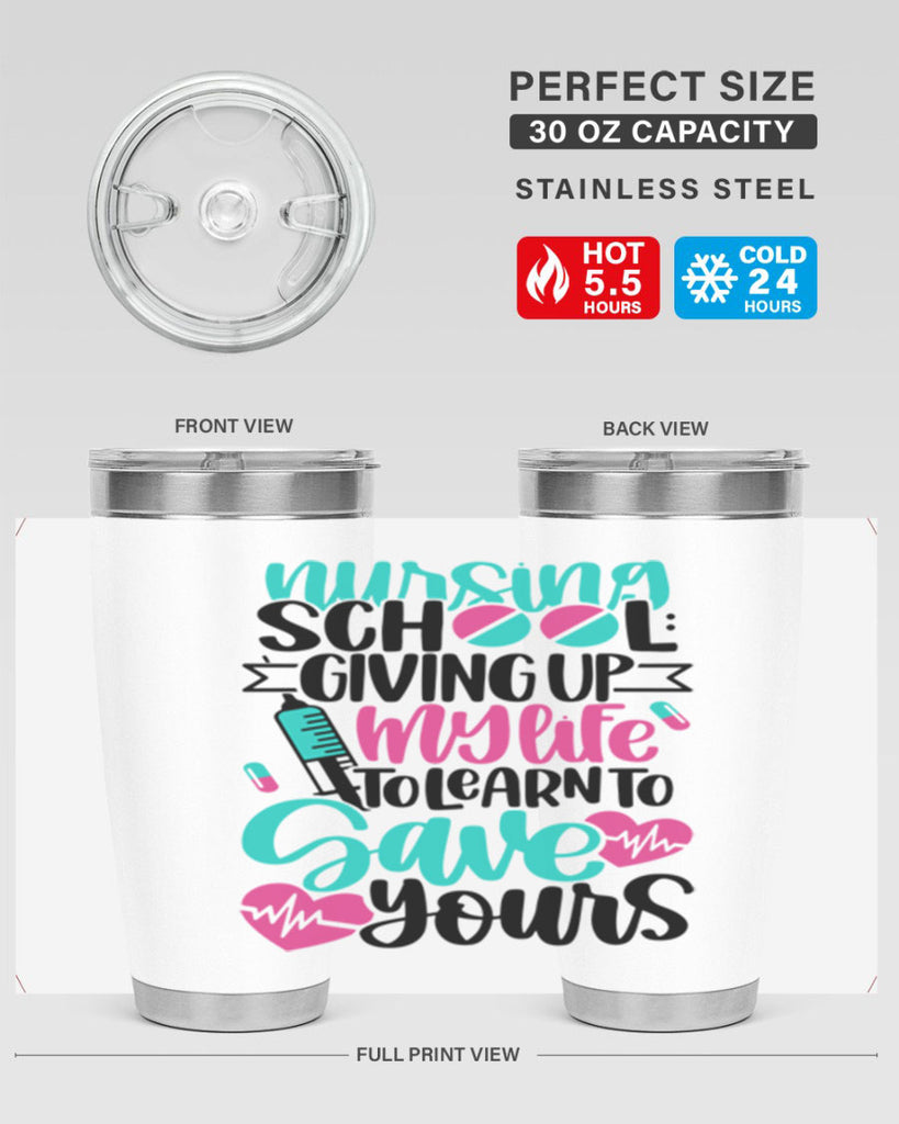 Nursing School Giving Style Style 66#- nurse- tumbler