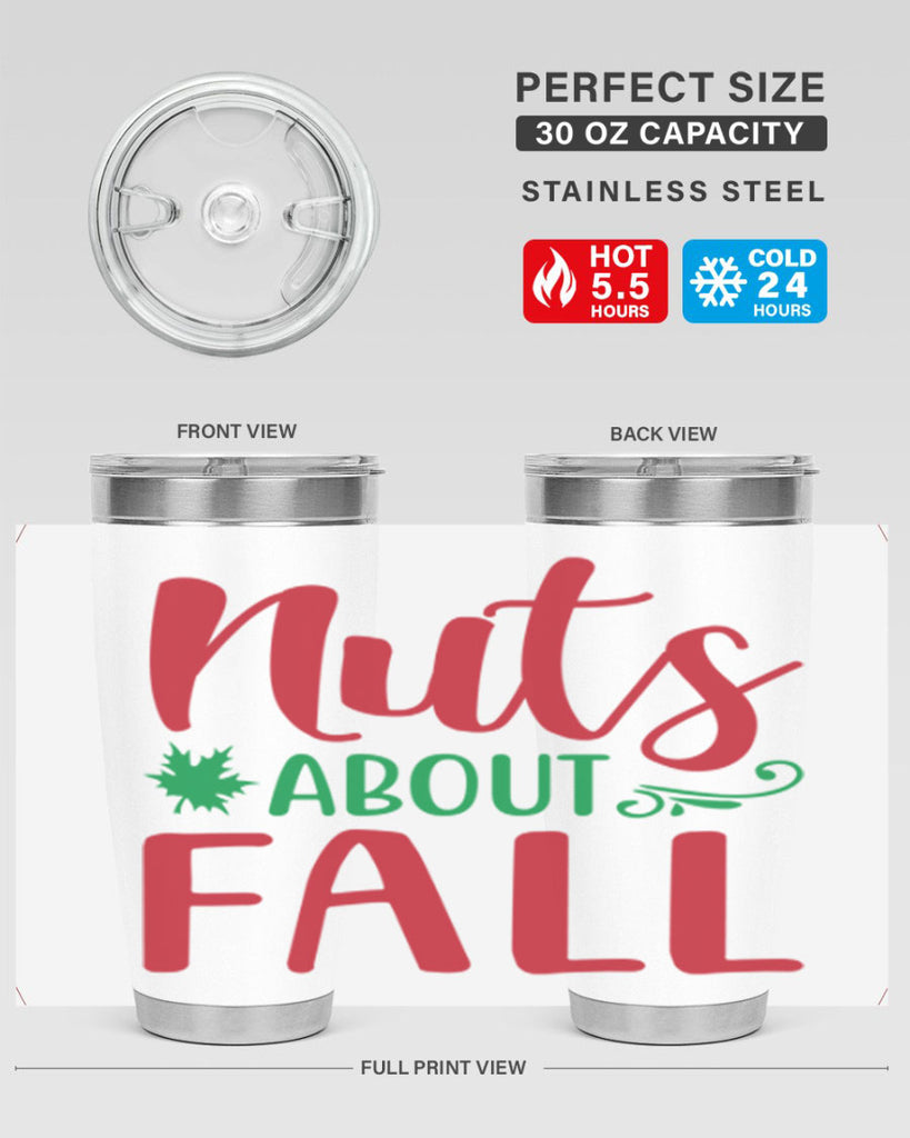 Nuts About Fall 443#- fall- Tumbler
