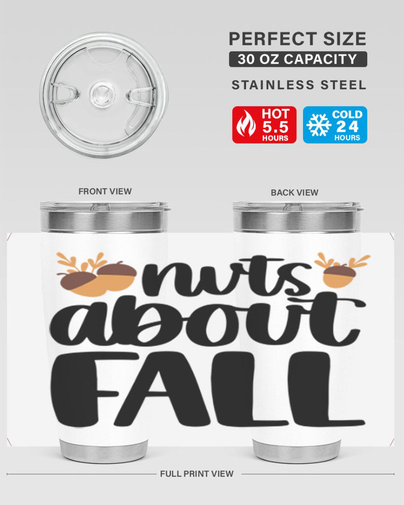 Nuts About Fall 503#- fall- Tumbler
