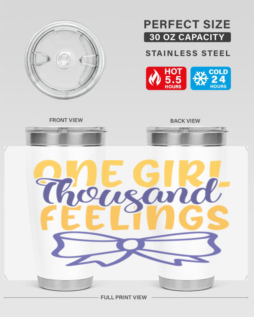One Girl Thousand Feelings Style 208#- baby- tumbler
