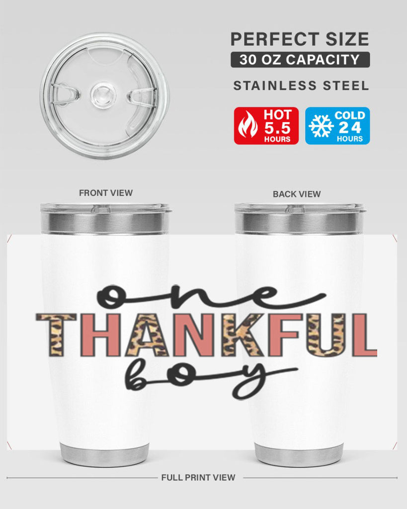 One thankful boy 462#- fall- Tumbler