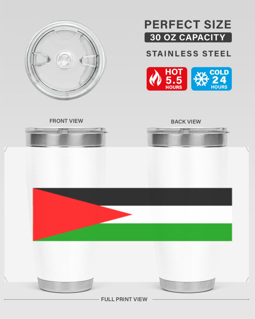 Palestine 64#- world flags- Tumbler