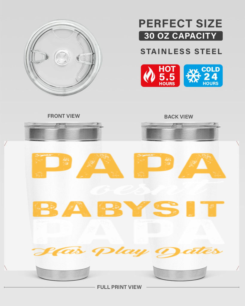 Papa 124#- grandpa - papa- Tumbler