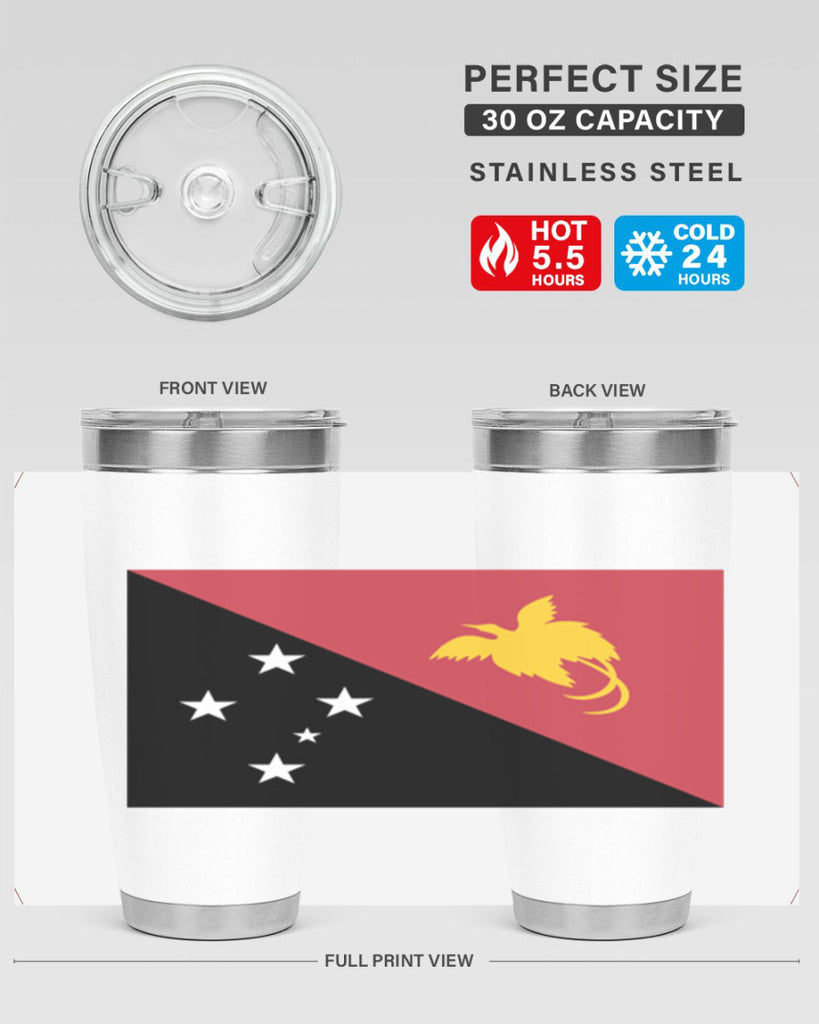 Papua New Guinea 62#- world flags- Tumbler