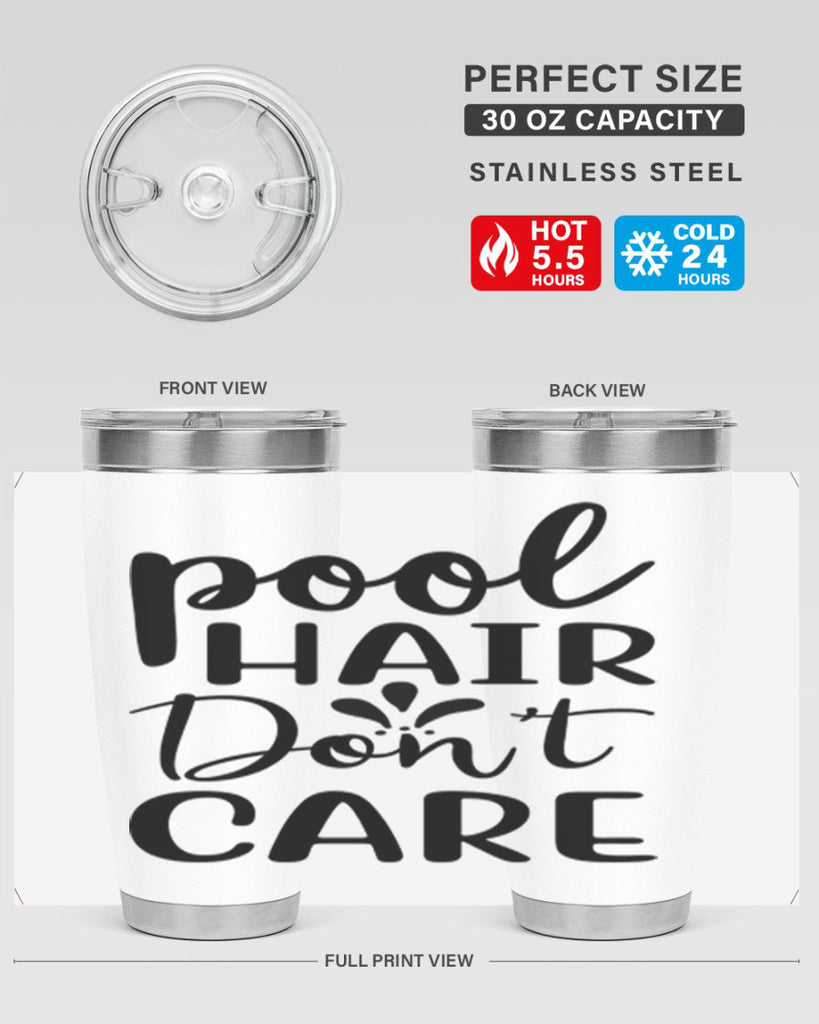 Pool hair dont care 544#- mermaid- Tumbler