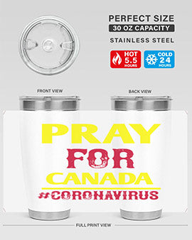 Pray For Canada Style 7#- corona virus- Cotton Tank