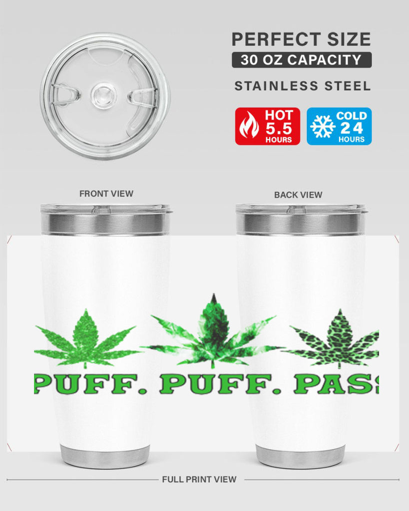 Puff Puff Pass 221#- marijuana- Tumbler