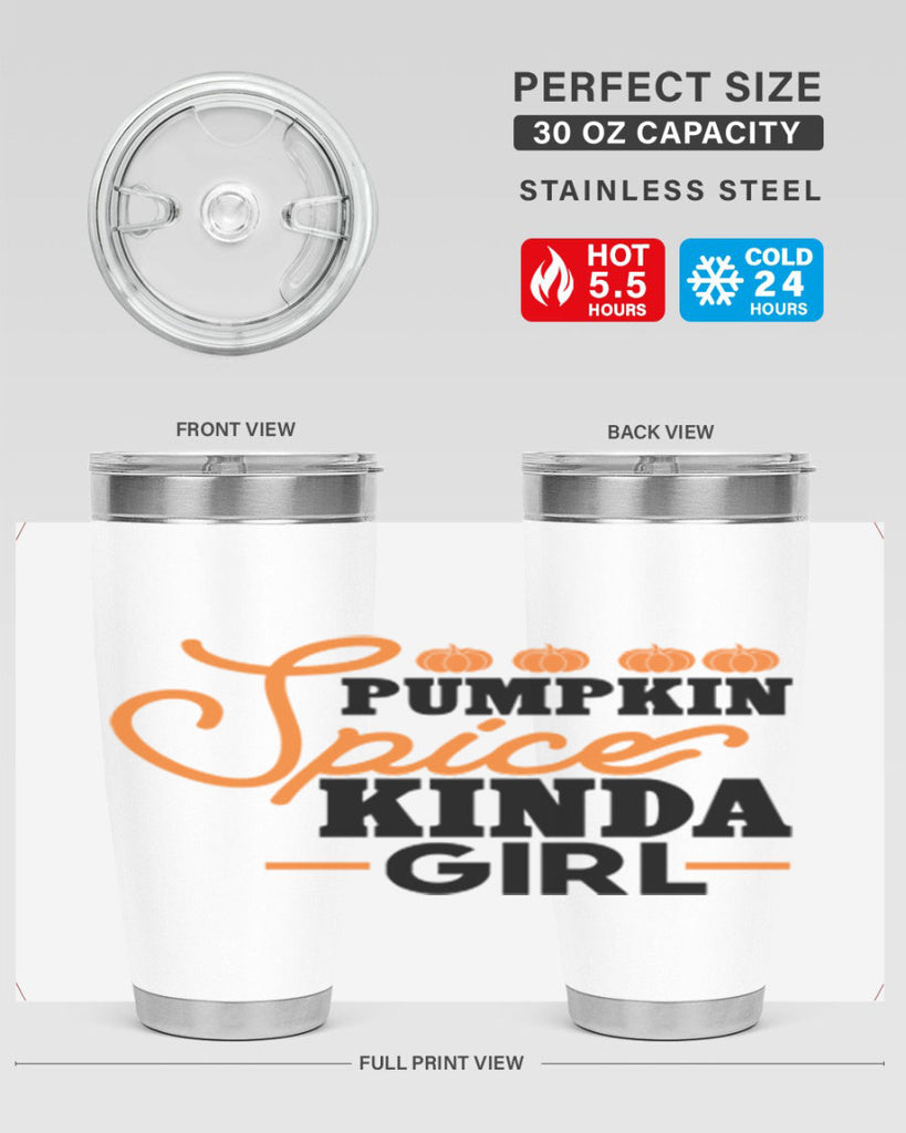 Pumpkin Spice Kinda Girl 552#- fall- Tumbler