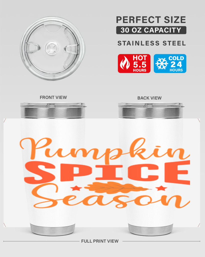 Pumpkin Spice Season Design 557#- fall- Tumbler