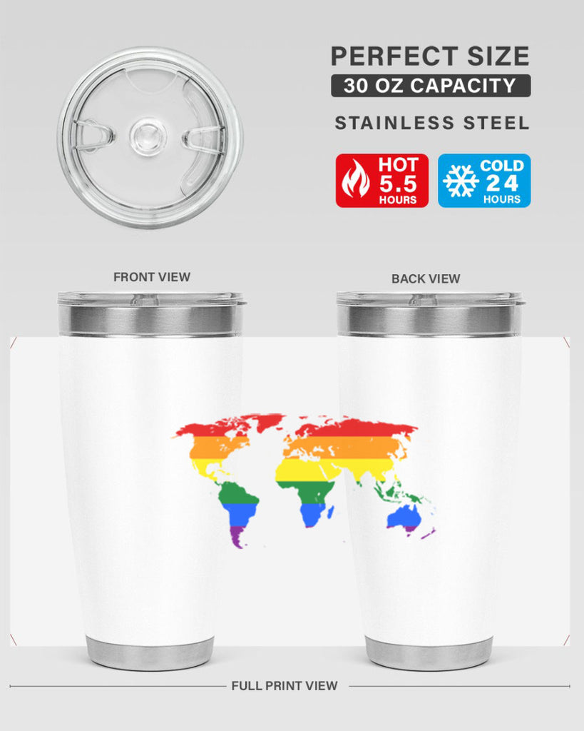 Rainbow World map 3#- lgbt- Tumbler