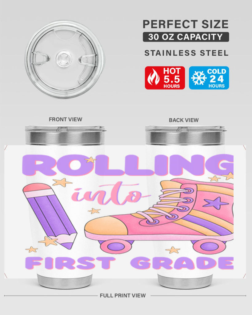 Rolling into 1st Grade 1#- 1st grade- Tumbler