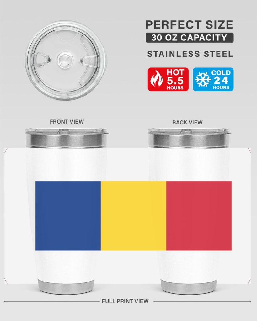 Romania 55#- world flags- Tumbler