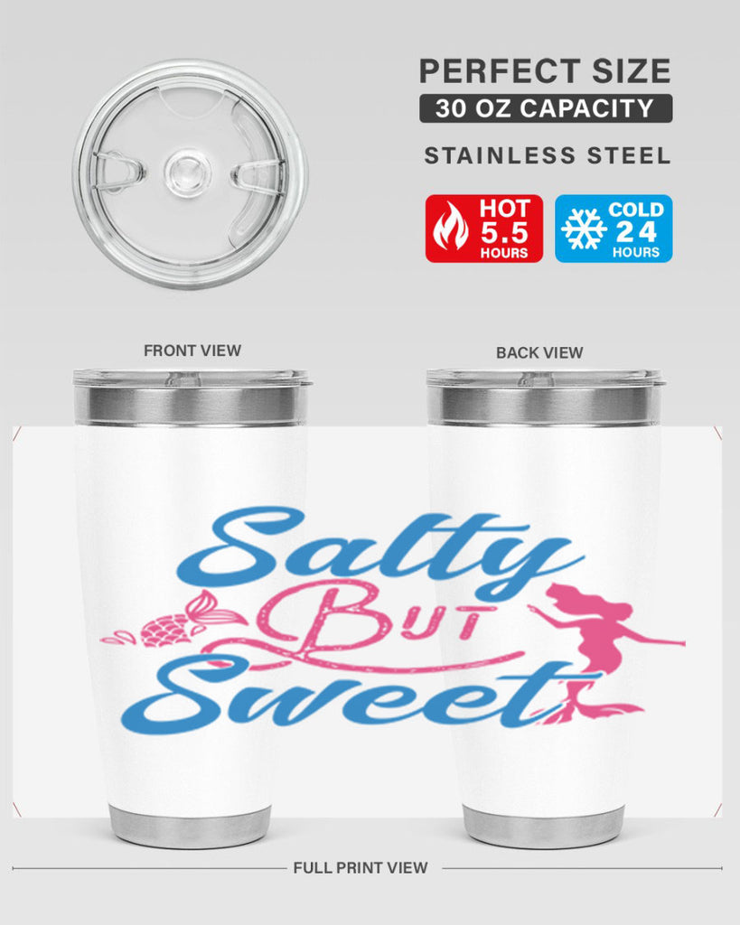 Salty But Sweet 563#- mermaid- Tumbler