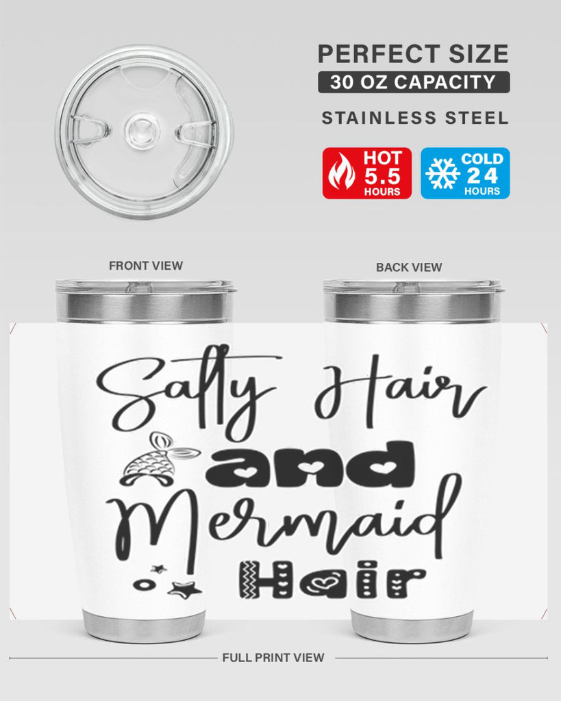 Salty Hair and Mermaid Hair 572#- mermaid- Tumbler